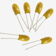 Capacitor de tântalo radial amarelo de venda quente de 2015